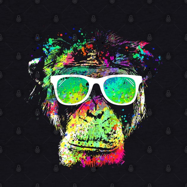 Technicolor Monkey by clingcling
